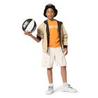 Boys Black & Beige Reversible Hooded Zip Up Top, 1, hi-res