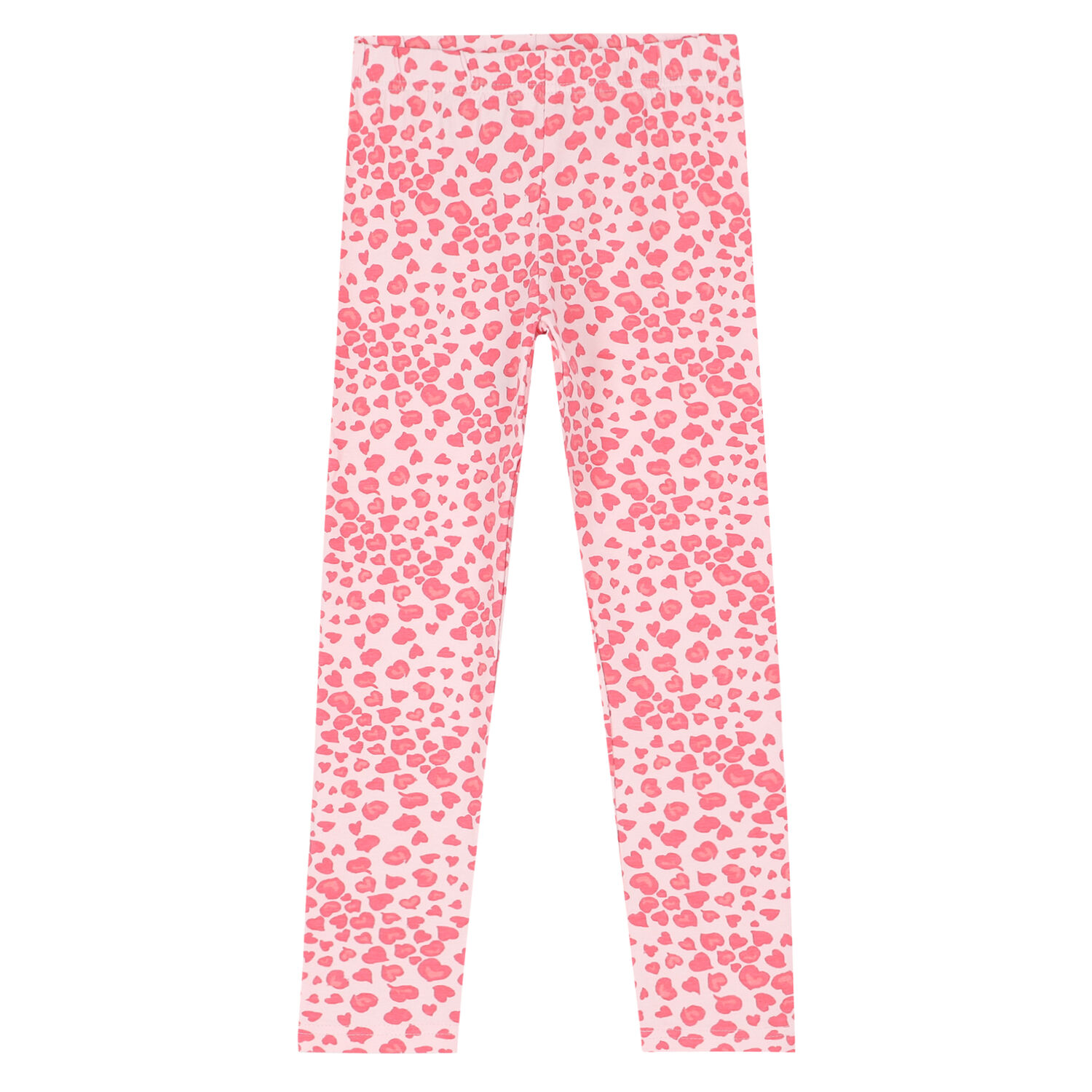 Girls White & Pink Graphic Leggings Set, 1, hi-res