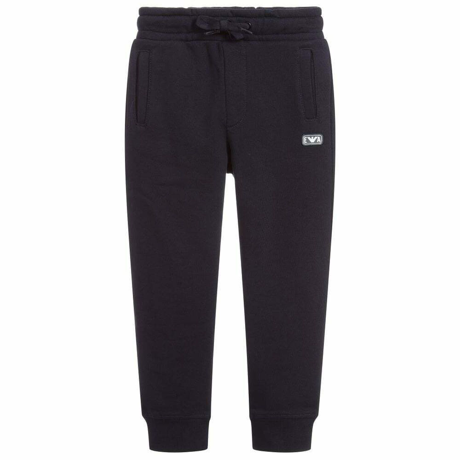 Boys Navy Logo Joggers, 1, hi-res