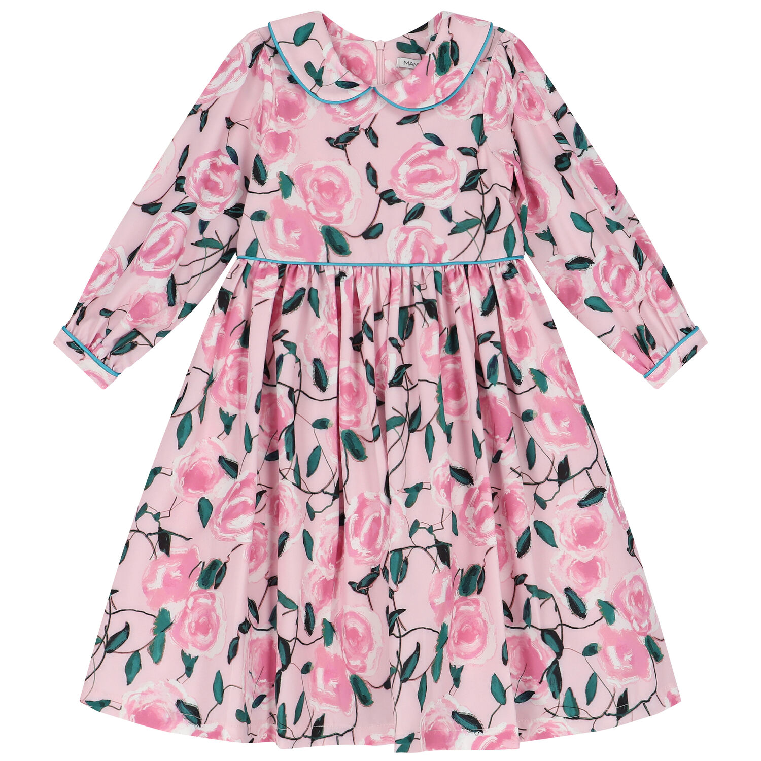 Girls Pink Floral Dress, 1, hi-res image number null