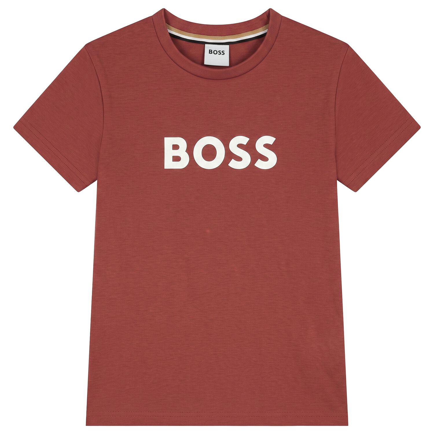 Boys Mini Me Red Logo T-Shirt, 14, hi-res