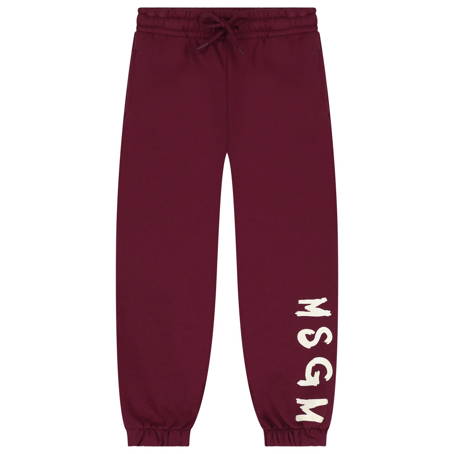 Burgundy Logo Joggers, 3, hi-res