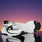 Boys White & Black Logo Leather Trainers, 1, hi-res