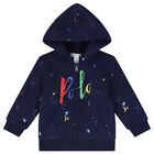 Baby Boys Navy Tracksuit, 1, hi-res