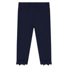 Baby Girls Pink & Navy Blue Leggings Set, 1, hi-res
