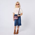 Girls Purple Logo Shoulder Bag, 1, hi-res