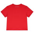 Girls Red Logo T-Shirt, 1, hi-res