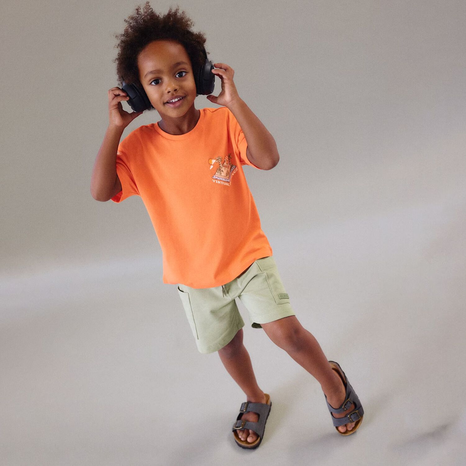 Boys Green Shorts, 2, hi-res