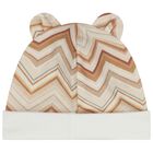 Beige & Brown Zig Zag Babygrow Set, 1, hi-res