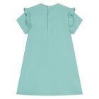 Younger Girls Green Bag Logo Dress, 2, hi-res