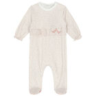 Baby Girls Pink & Ivory Babygrows ( 2-Pack ), 1, hi-res