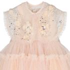 Girls Pink Rhinestone Tulle Dress, 1, hi-res