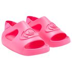 Younger Girls Pink Campus Sliders, 1, hi-res