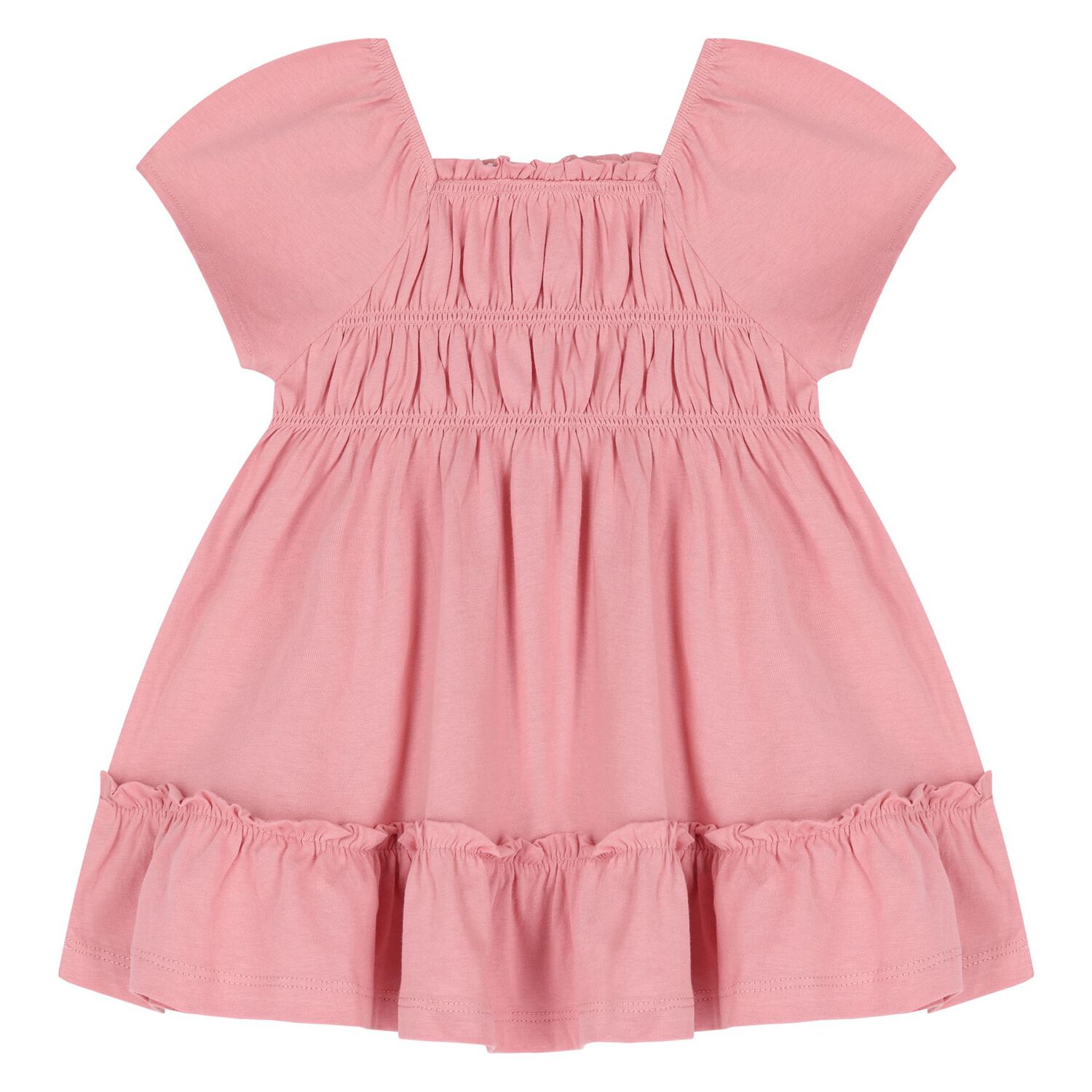 Younger Girls Pink Dress & Handbag, 1, hi-res image number null