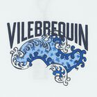 White Logo Wave T-Shirt, 1, hi-res