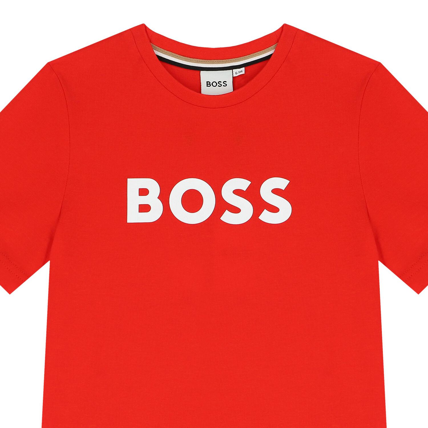 Boys Red Logo T-Shirt, 7, hi-res image number null
