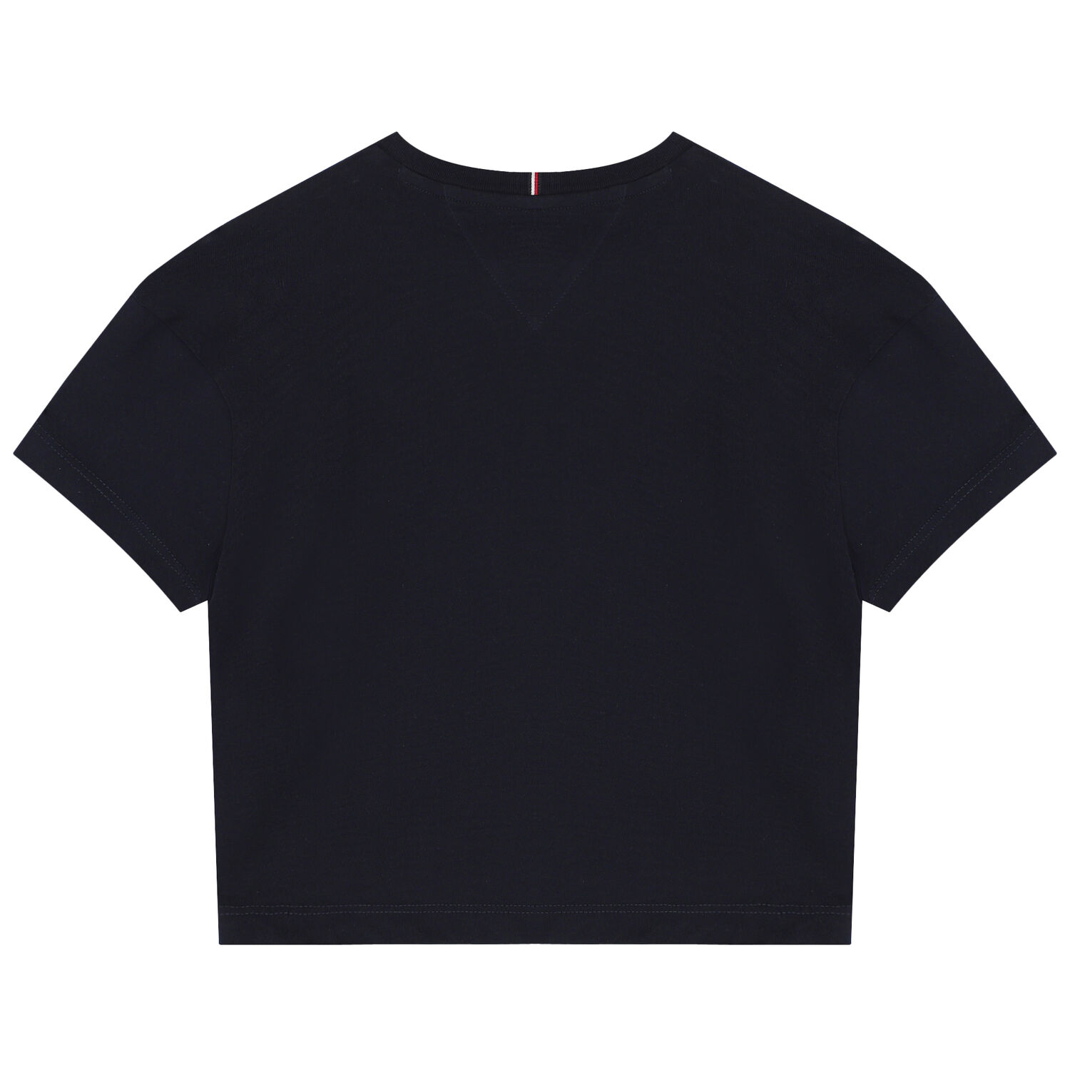 Girls Navy Blue Logo T-Shirt, 1, hi-res