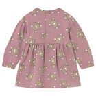 Younger Girls Pink Teddy Bear Dress, 1, hi-res
