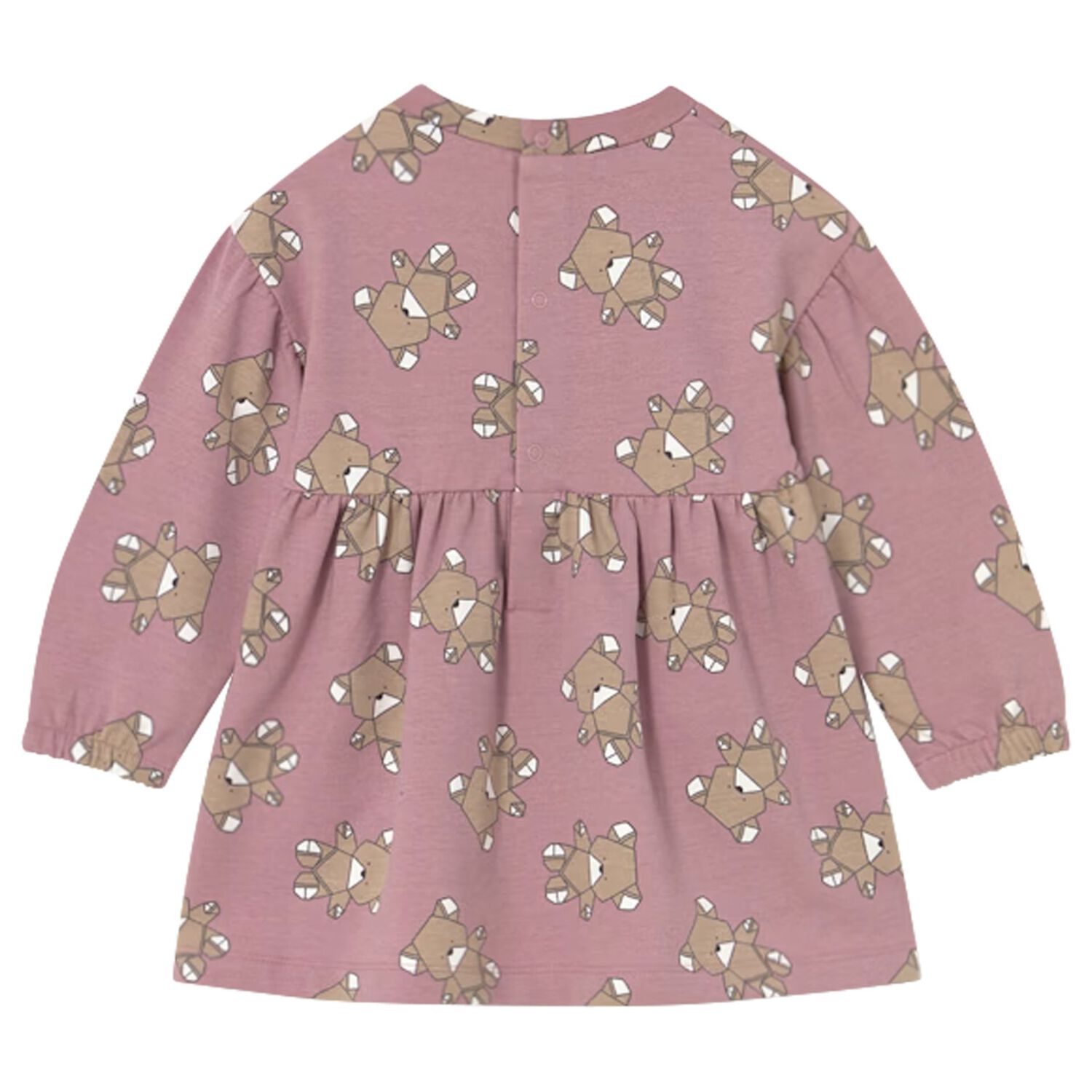 Younger Girls Pink Teddy Bear Dress, 1, hi-res image number null