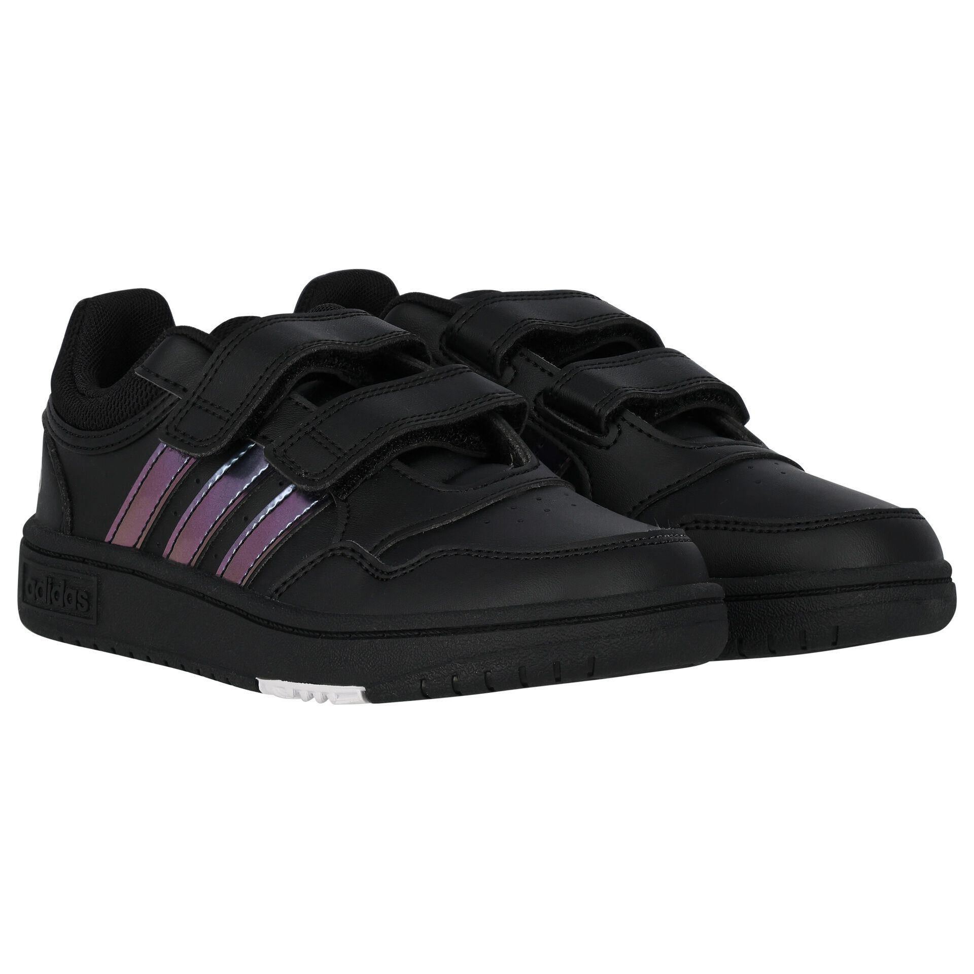 Black adidas trainers junior clearance