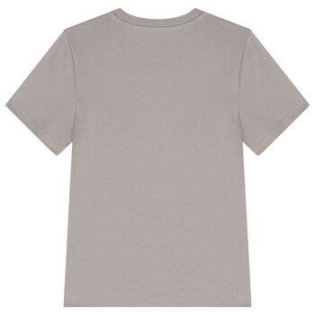Boys Grey Logo T-Shirt
