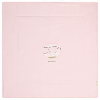 Baby Girls Pink Choupette Logo Blanket