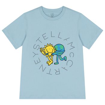 Boys Blue Sun & Earth T-Shirt