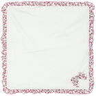 Baby Girls White & Pink Liberty Blanket, 1, hi-res