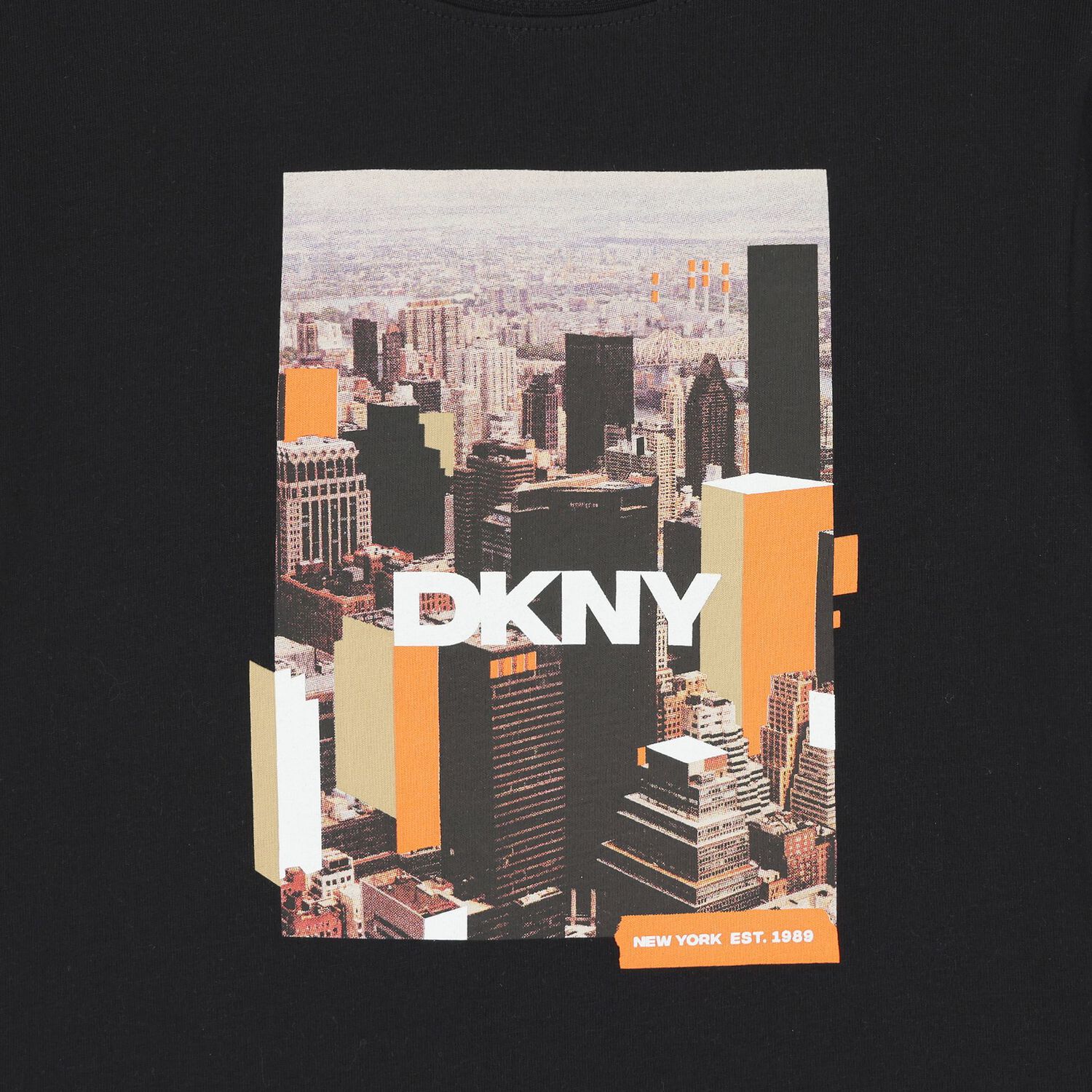 Boys Black Logo T-Shirt, 1, hi-res