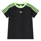 Younger Black Logo Shorts Set, 1, hi-res