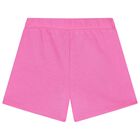Girls Pink Logo Shorts Set, 1, hi-res