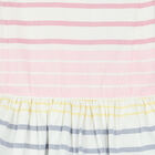 Girls Multicolor Striped Dress, 1, hi-res