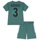 Green Marvel Logo Shorts Set, 1, hi-res