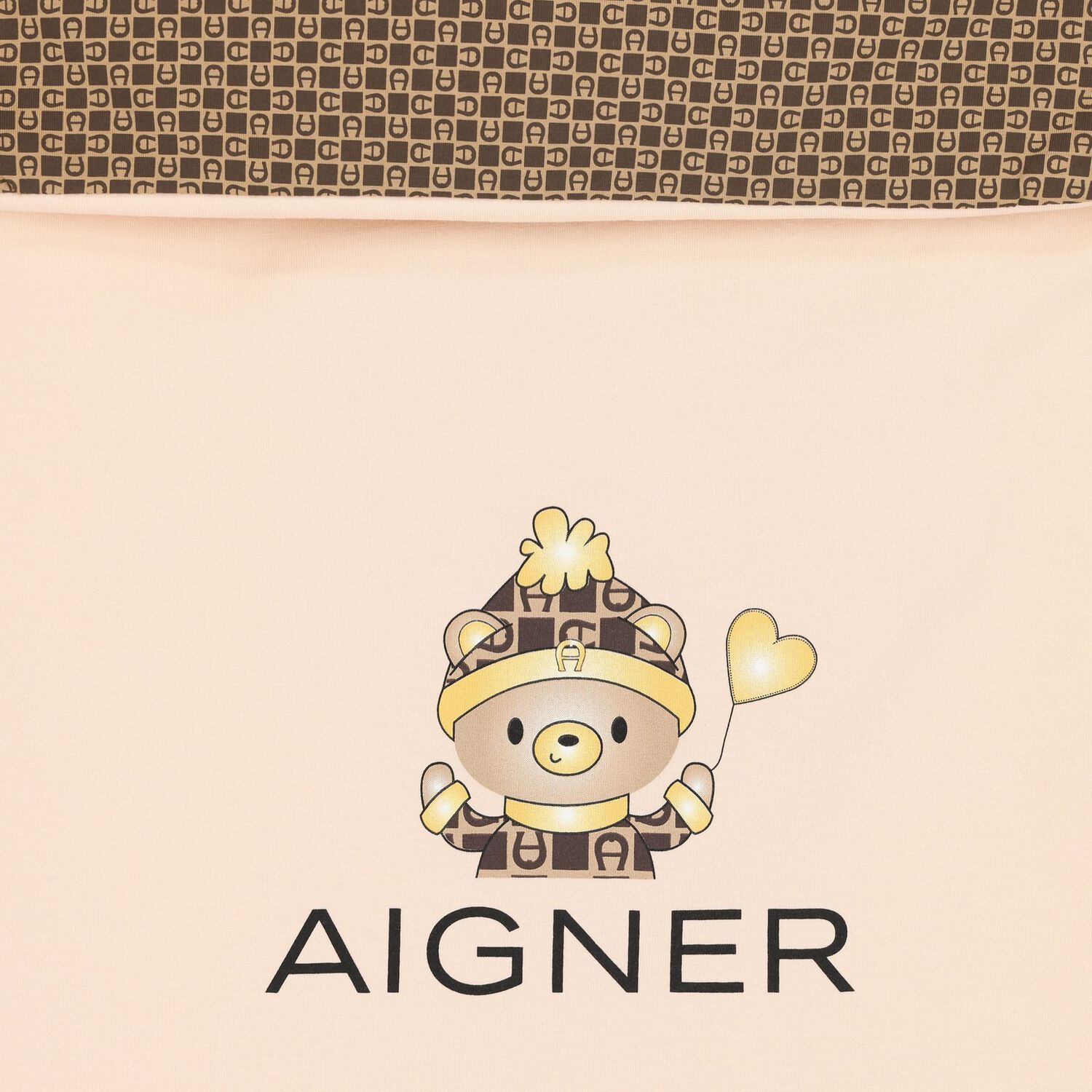 Baby Girls Pink Teddy Bear Logo Nest, 3, hi-res