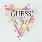 Girls White Logo T-Shirt, 1, hi-res