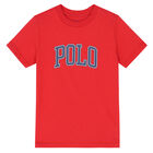 Boys Red Logo T-Shirt, 2, hi-res