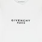 Girls White Logo Long Sleeve Top, 1, hi-res