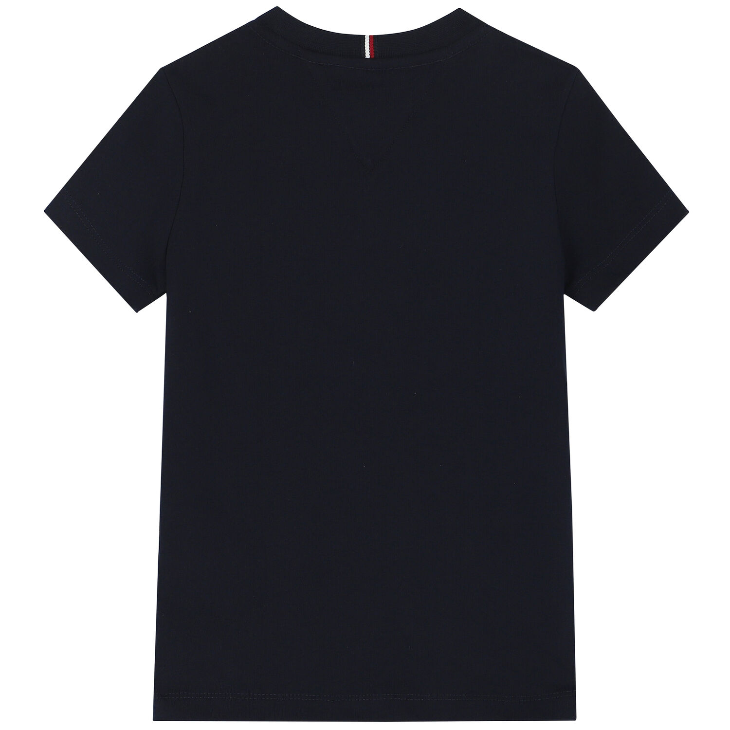 Boys Navy Logo Cotton T-Shirt, 1, hi-res