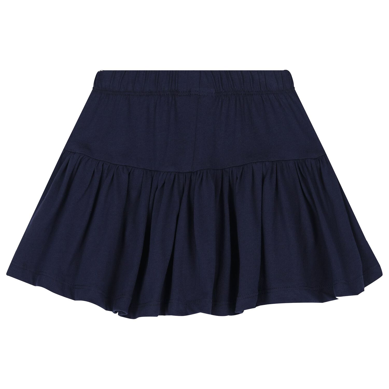 Girls White & Navy Blue Skort Set, 1, hi-res image number null