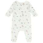 Baby Boys White Logo Babygrow Set, 1, hi-res