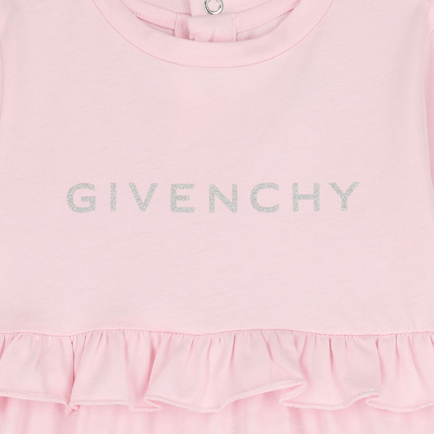 Younger Girls Pink Logo Dress, 1, hi-res
