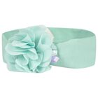 Baby Girls Green Flower Headband, 2, hi-res