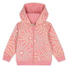 Younger Girls Pink Star Tracksuit, 1, hi-res