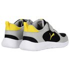 Boys Grey & Black Fun Racer 2 AC Trainers, 1, hi-res