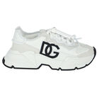 White Logo Trainers, 1, hi-res