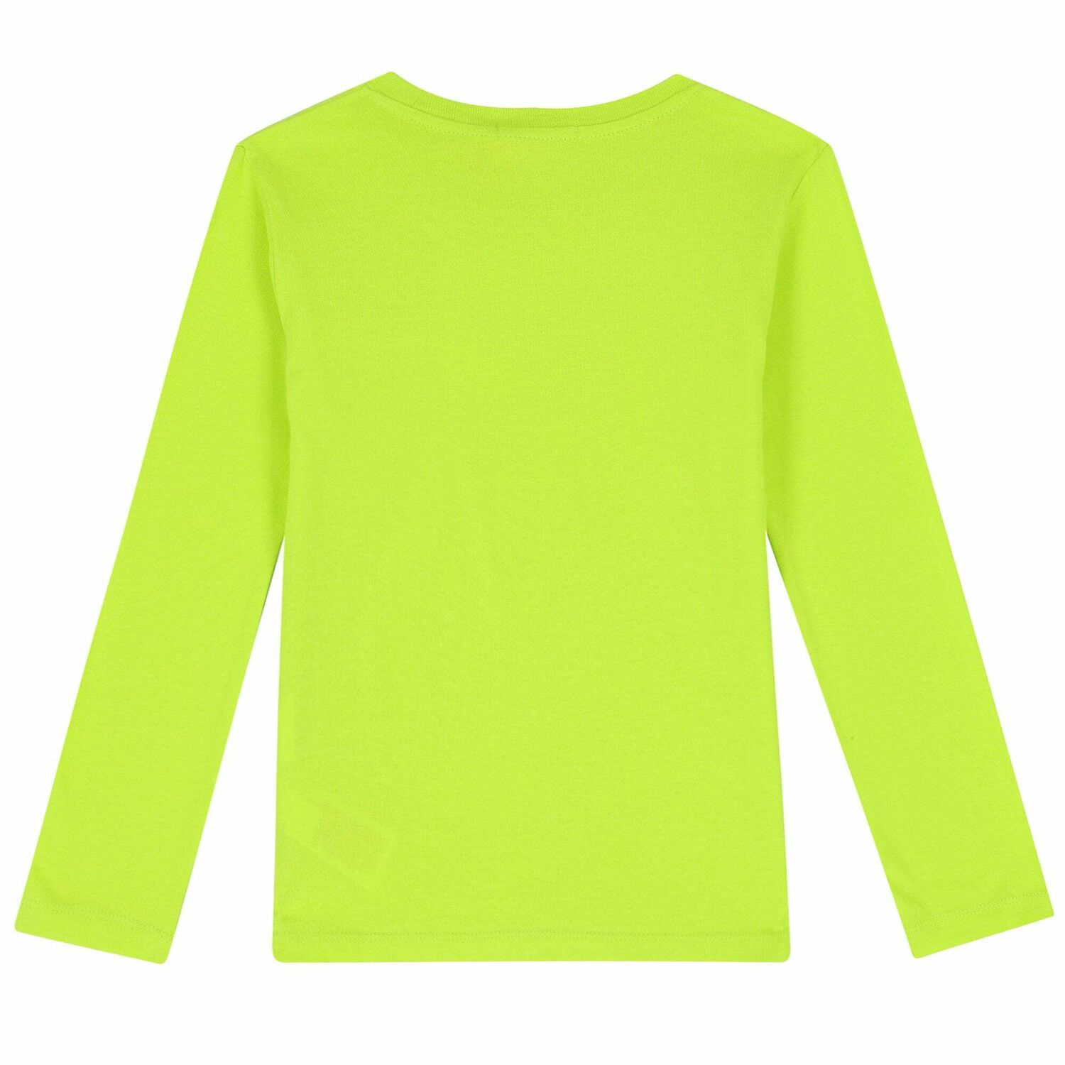 Boys Green Logo Long Sleeve Top, 2, hi-res image number null