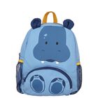 Boys Blue Hippo Backpack, 1, hi-res