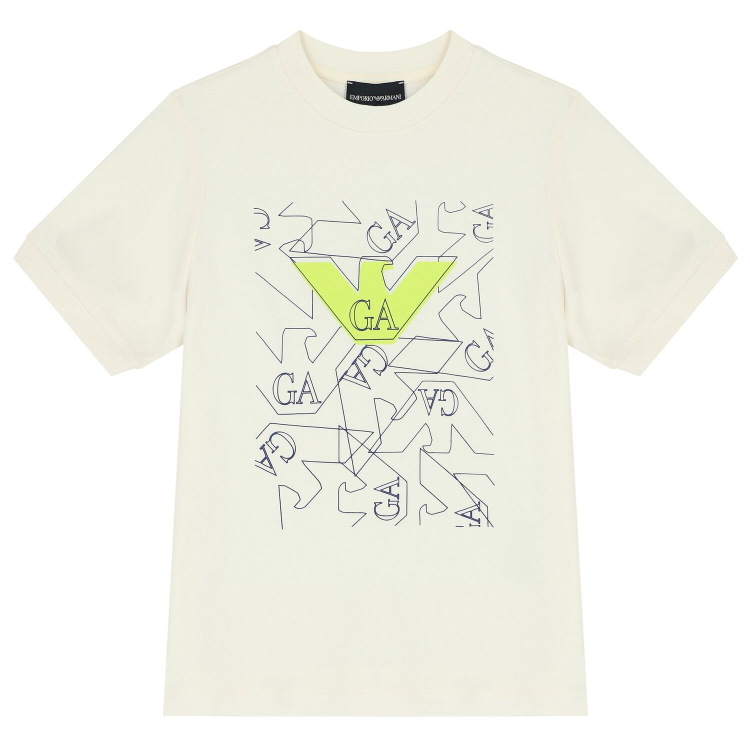 Boys Ivory Logo T-Shirt, 1, hi-res image number null