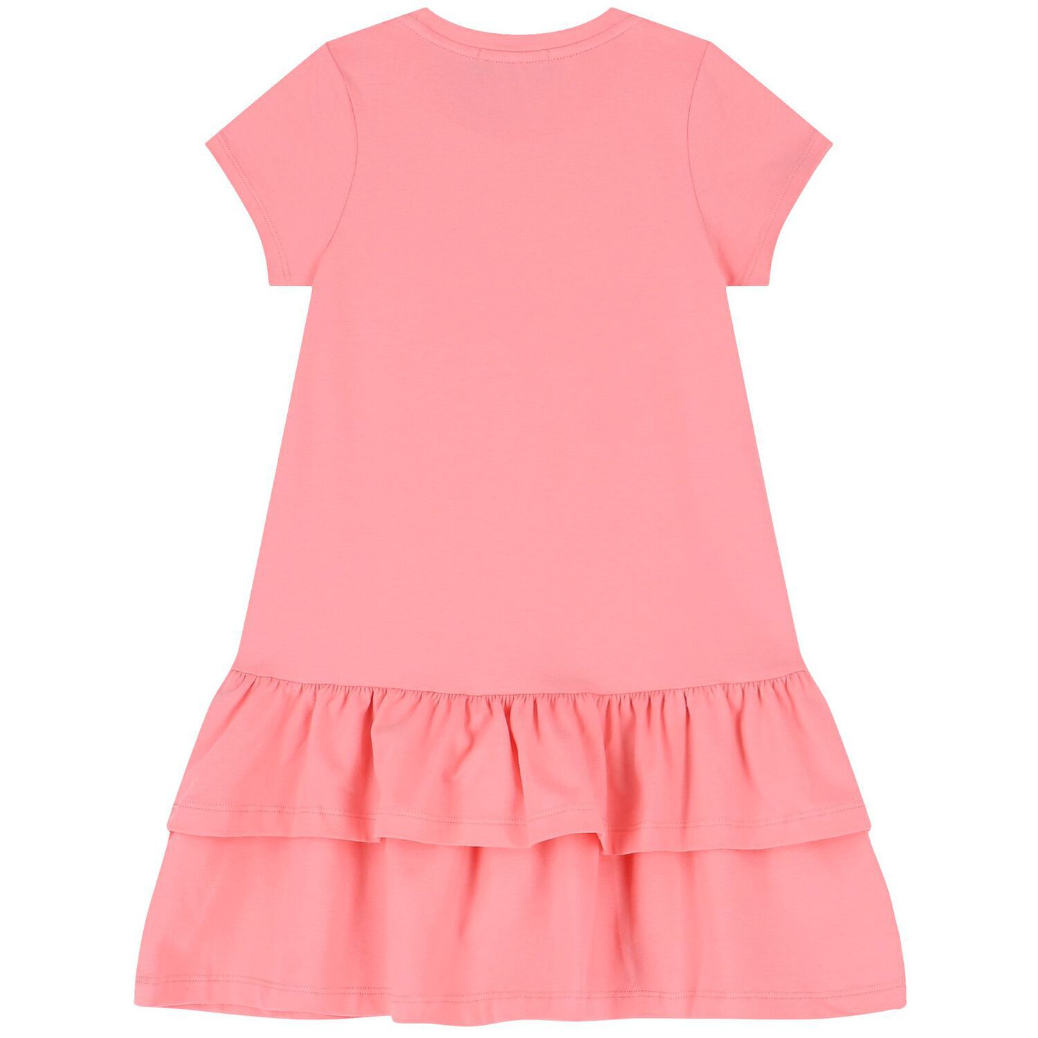 Girls Pink Logo Bag Dress, 3, hi-res