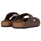 Brown Faux Leather Sandals, 1, hi-res